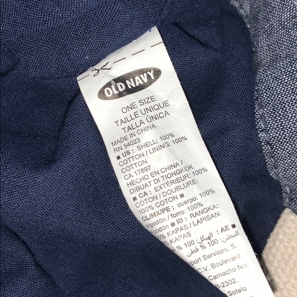 old navy blue with white straps tote - Picture 3 of 3